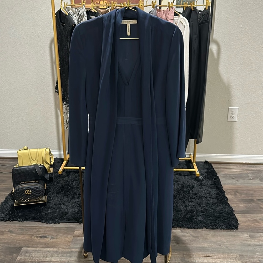 BCBG Maxa Zria Runway Navy Blue dress